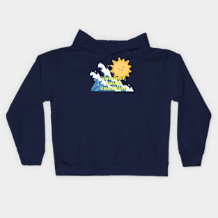 Sunshine smile summer Kids Hoodie